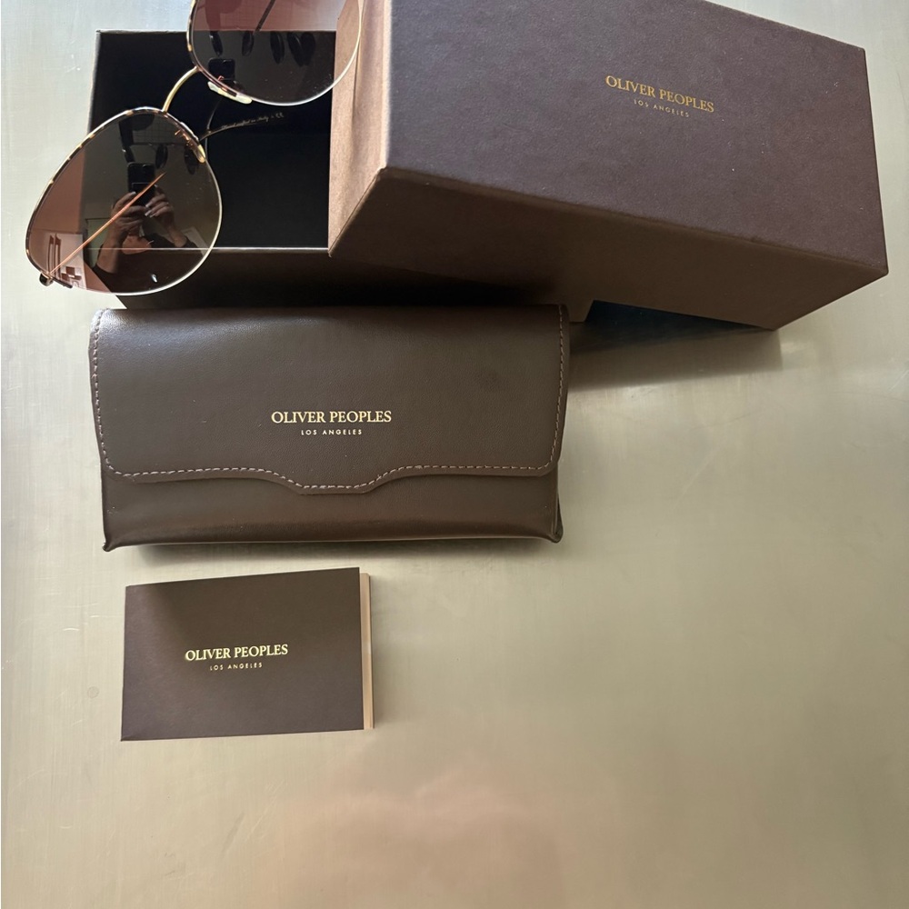 Oliver Peoples Tortoise Cat Eye Sunglasses - Picture 6 of 8
